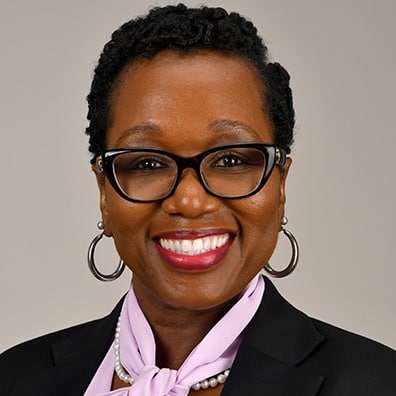 Headshot of AOEC Board Member Joy Harrison of the UT Health Services and Employee Health, Houston, TX
