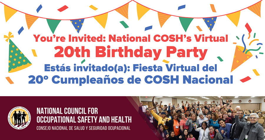 National COSH’s 20th anniversary